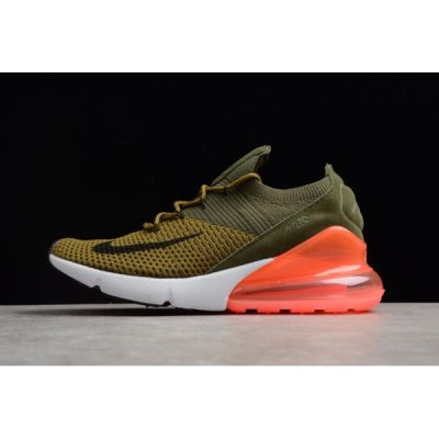 Nike Air Max 270 Flyknit Army Yeşil / Koyu Yeşil Koşu Ayakkabısı Türkiye - YLRWSVYL